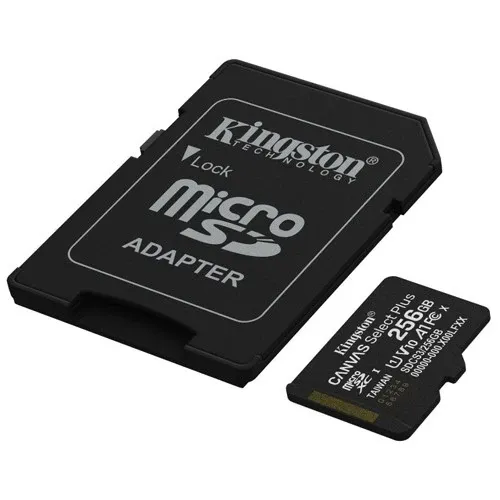 Micro SD Card 256GB Kingston + SD adapter SDCS3/256GB class 10 Slika 3