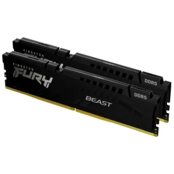 Memorija DDR5 32GB (2x16) 5600MHz Kingston Fury Beast KF556C40BBK2-32 Slika 1