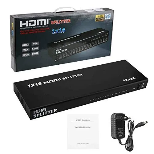 HDMI spliter 1x16 12V/3A ver.1.4 KT-HSP-1.16 Slika 1
