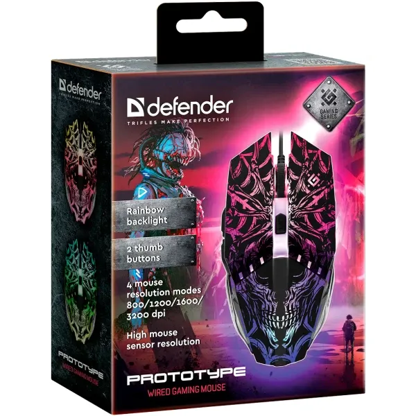Gaming miš Defender Prototype GM-670L 3200dpi Slika 3