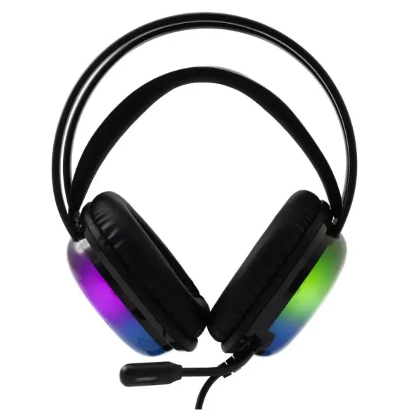 Slušalice sa mikrofonom White Shark PEACOCK 50mm/Multiplatform/RGB/Crna Slika 4