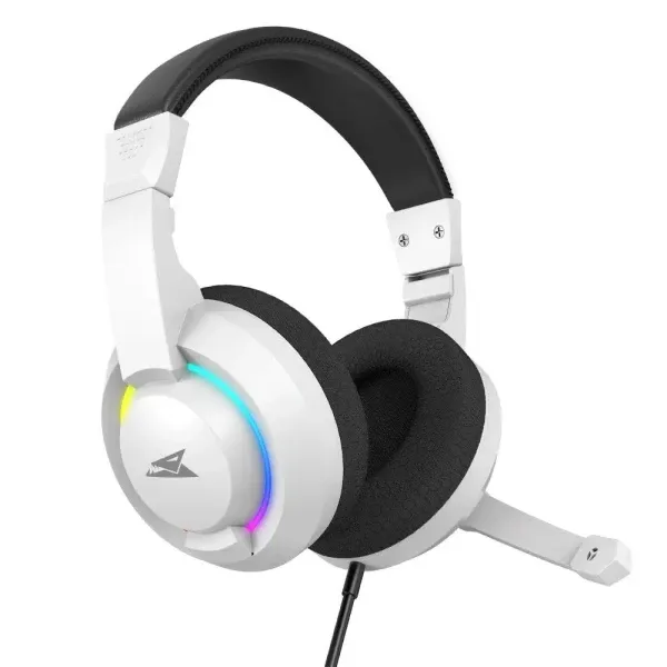 Slušalice sa mikrofonom Baracuda HYDRA 40mm/Multiplatform/RGB/Bela Slika 4