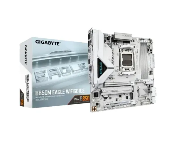 Matična ploča AM5 Gigabyte B850M EAGLE WIFI 6E Ice DDR5 DP/HDMI/M.2 Slika 1