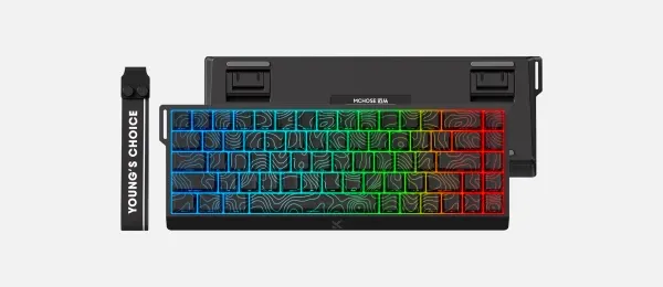 Gaming tastatura MCHOSE Ace 68 Hall Effect Magnetic Switch black topographic Slika 2