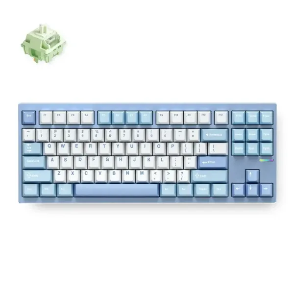 Gaming tastatura MCHOSE GX87 Lite Mehanička blue nano spraying Slika 1