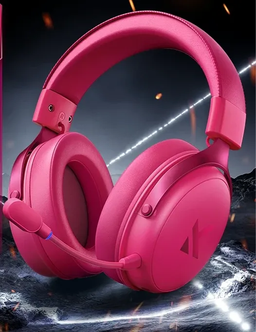 Bežične gaming slušalice MCHOSE V9 Pro rose red Slika 2