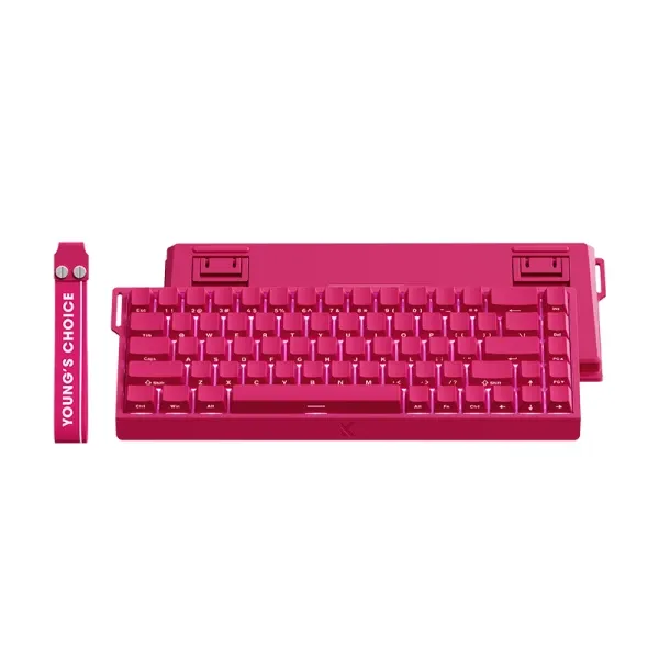 Gaming tastatura MCHOSE Ace 68 Hall Effect Magnetic Switch rose red Slika 3