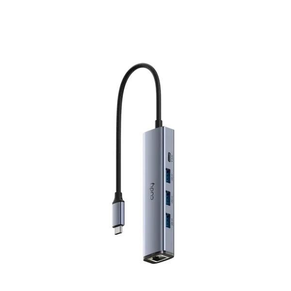 Adapter-konverter Cudy UH605 USB Tip C-3xUSB 3.0+RJ45 Slika 1