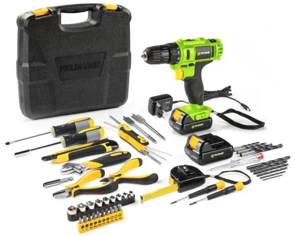 Akumulatorska bušilica FIELDMANN FDV 10205-51AR + pribor (51 delova) Slika 2