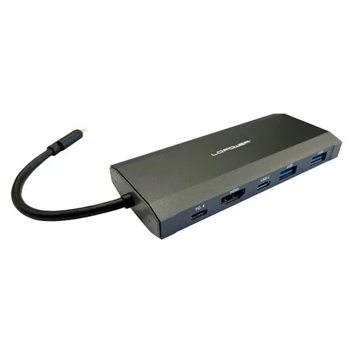 USB-C HUB + M.2 SSD kućište LC-Power LC-HUB-C-MULTI-7-M2 Slika 1