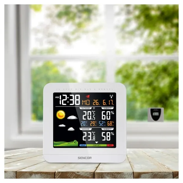 Smart meteorološka stanica SENCOR SWS 5600 bela Slika 2