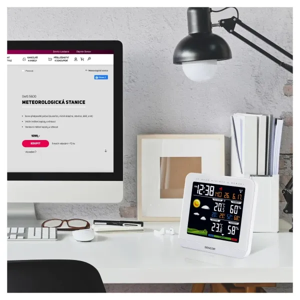 Smart meteorološka stanica SENCOR SWS 5600 bela Slika 3