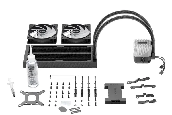 CPU vodeno hladjenje Be Quiet ARGB Light Loop 240mm BW020 (AM4,AM5,1151,1150,1155,1200,1700) black Slika 3