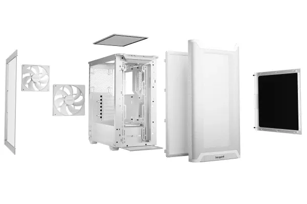 Kućište Be Quiet Pure Base 501 Airflow Window White BGW75 Slika 4