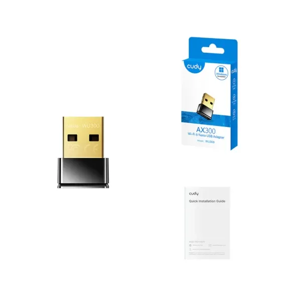Wireless USB nano adapter Cudy WU300 AX300 WiFi 6 Slika 2