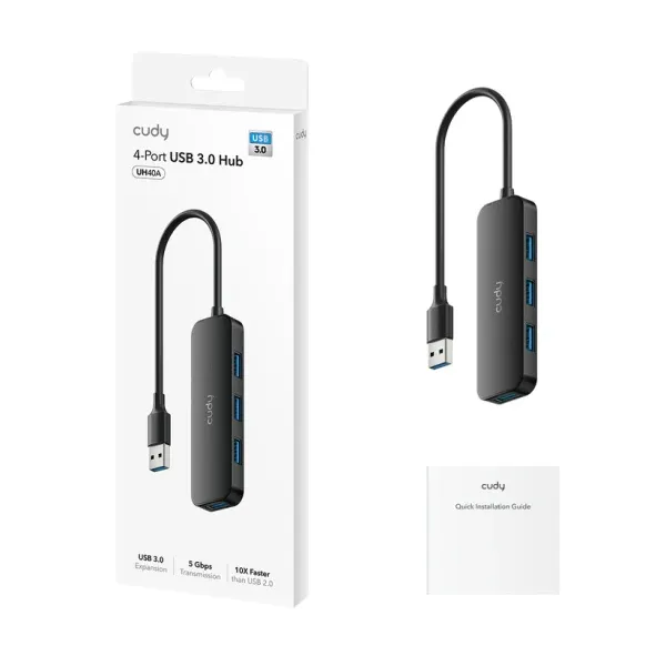 USB HUB Cudy 4 port USB-A 3.0 UH40A Slika 2