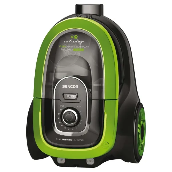 Usisivač Sencor sa posudom SVC 1038GR 3AAA/zapremina 1L/snaga 750W/zeleno-crna Slika 3