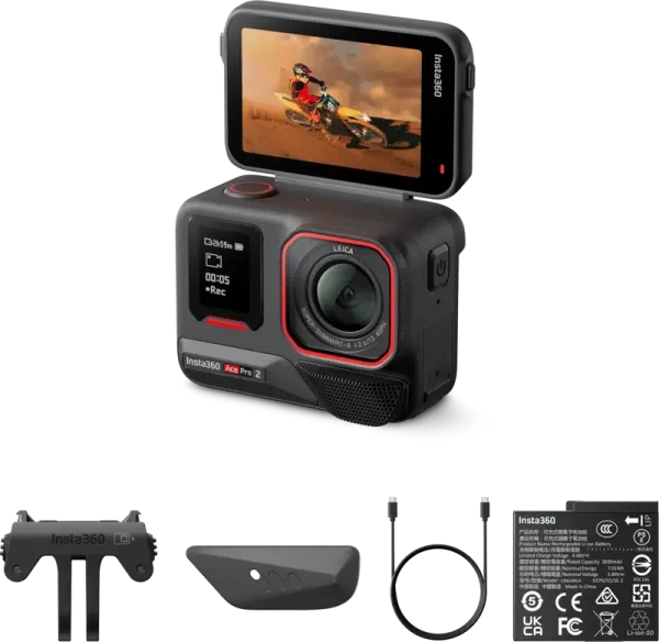Akciona kamera Insta360 Ace Pro 2 Standard Bundle Slika 2
