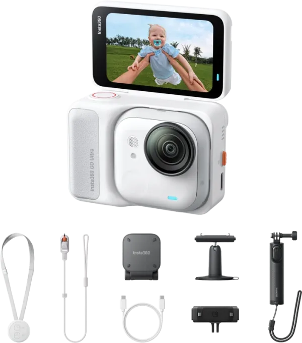 Akciona kamera Insta360 go ultra creator (arctic wh) Slika 2