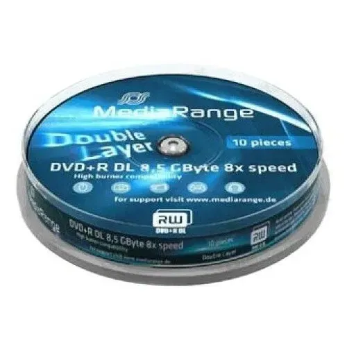 MediaRange Double Layer 8.5GB DVD+R DL 8X MR466 1/10 Slika 1