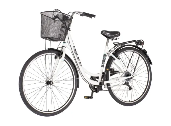Bicikla Exlorer Elite lady 28/19 V-BRAKE/6 brzina/sa korpom/bela Slika 1