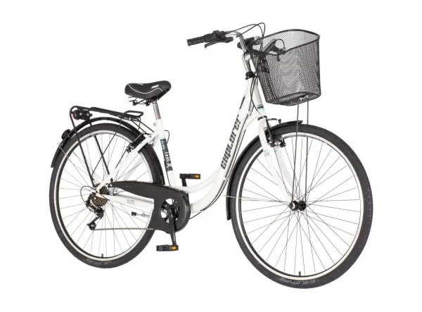 Bicikla Exlorer Elite lady 28/19 V-BRAKE/6 brzina/sa korpom/bela Slika 4
