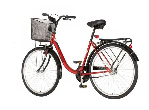 Bicikla Venssini city Venecija 26/V-BRAKE/sa korpom/crvena Slika 2