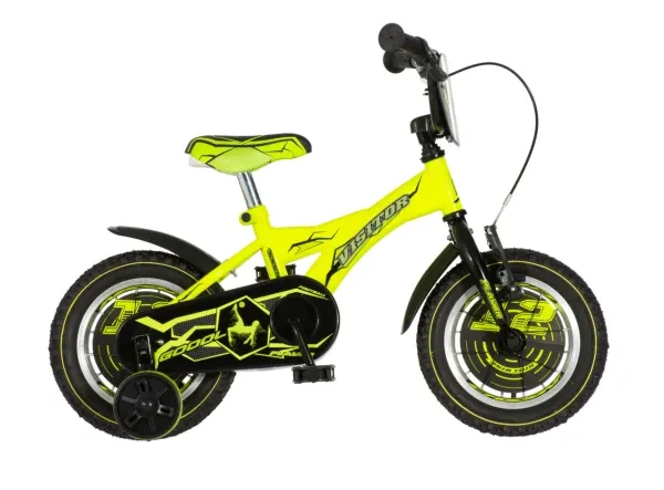 Dečija bicikla Visitor player12/v-brake/pomoćni točkići/neon žuta Slika 3