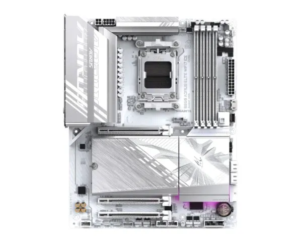 Matična ploča AM5 Gigabyte B850 Aorus Elite WIFI 7 Ice DDR5 Slika 3