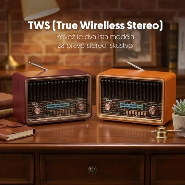 Retro RGB Bluetooth Radio 8075BT Slika 3