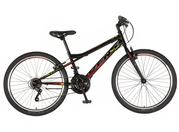 Dečija bicikla Venssini Junior Parma 24/V-brake kontra/18 brzina/crno-crvena perla Slika 3