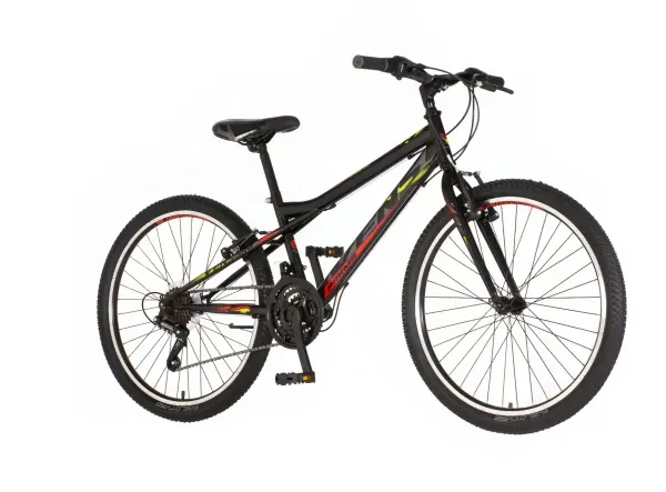 Dečija bicikla Venssini Junior Parma 24/V-brake kontra/18 brzina/crno-crvena perla Slika 4