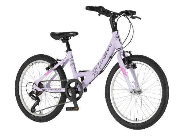 Dečija bicikla Venssini Junior Parma 20/V-brake kontra/6 brzina/UV ljubičasta Slika 4