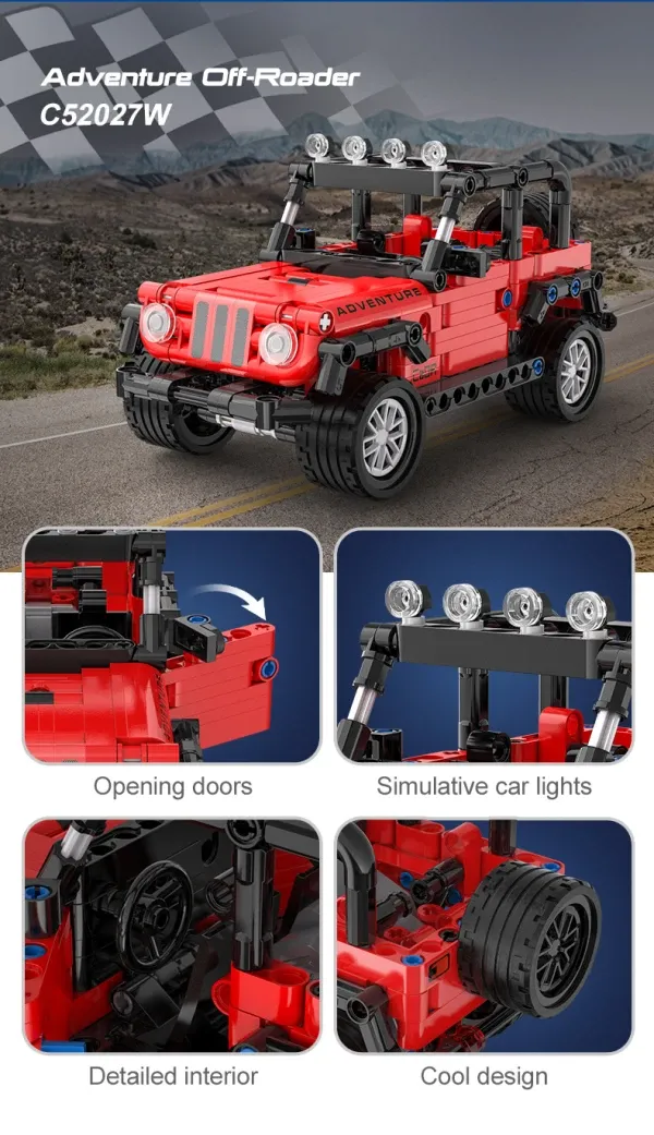 Kockice CaDa terenac Off-Roader Slika 3