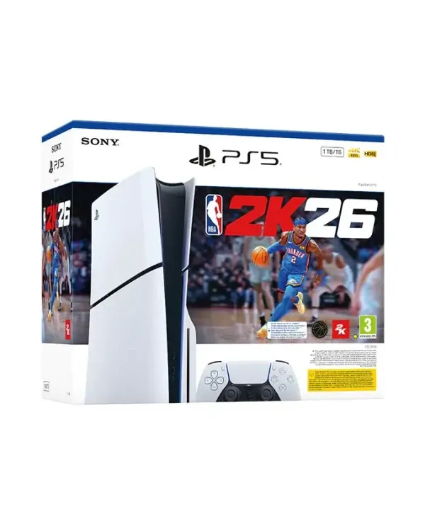 Konzola Sony PlayStation 5 Slim Disc 1TB + NBA 2K26 Slika 1