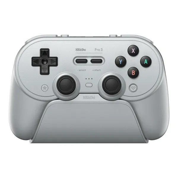 Bežični gamepad 8BitDo Pro 3 BT/2.4Ghz/Multi platform/Gray edition + Dock Slika 1
