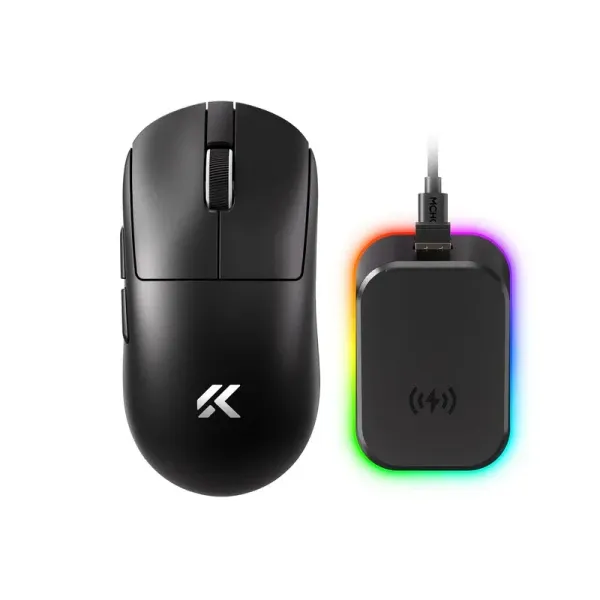 Bežični gaming miš MCHOSE A7 V2 Ultra Plus Black /PAW 3950 TI/8K Hz/Omron Mechanical Slika 1