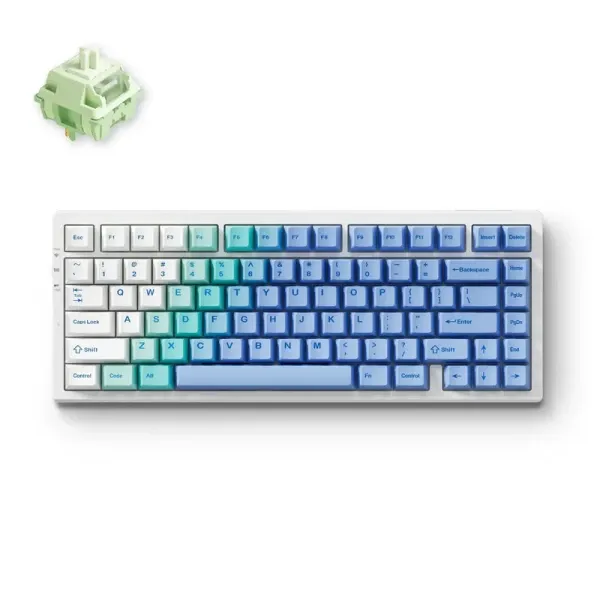 Bežična gaming tastatura MCHOSE G75 Pro Artic Snow/Matcha Latte switch/Mehanical Slika 1