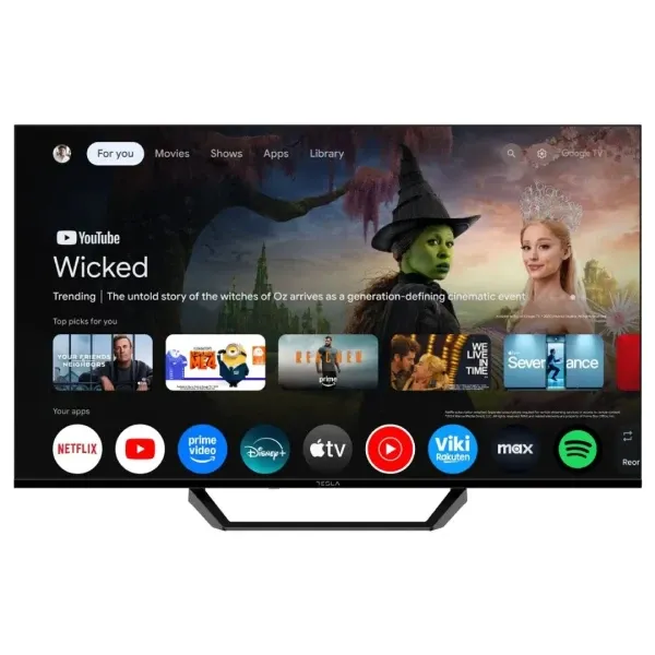 Smart LED TV 43 Tesla 43E655BFS 1920x1080/FHD/DVB-T2/Bluetooth/WiFi/Frameless/GoogleTV Slika 1