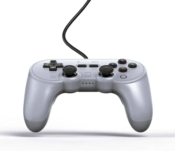 Gamepad 8BitDo Pro 2 BT/2.4Ghz/Multi platform/Vibracija/Hall Effect/TMR/Gray Slika 3