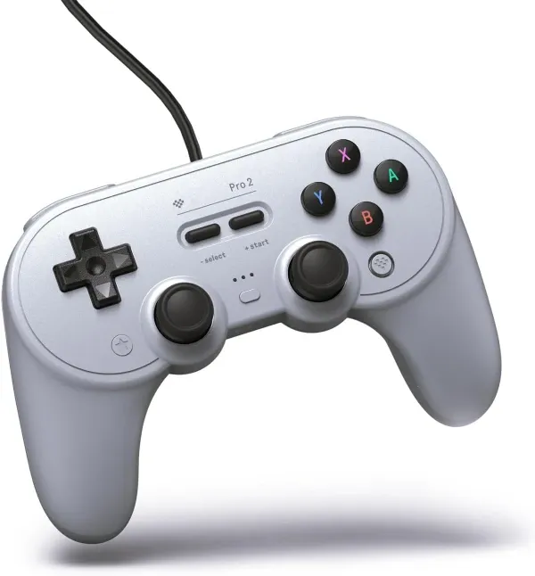 Gamepad 8BitDo Pro 2 BT/2.4Ghz/Multi platform/Vibracija/Hall Effect/TMR/Gray Slika 1