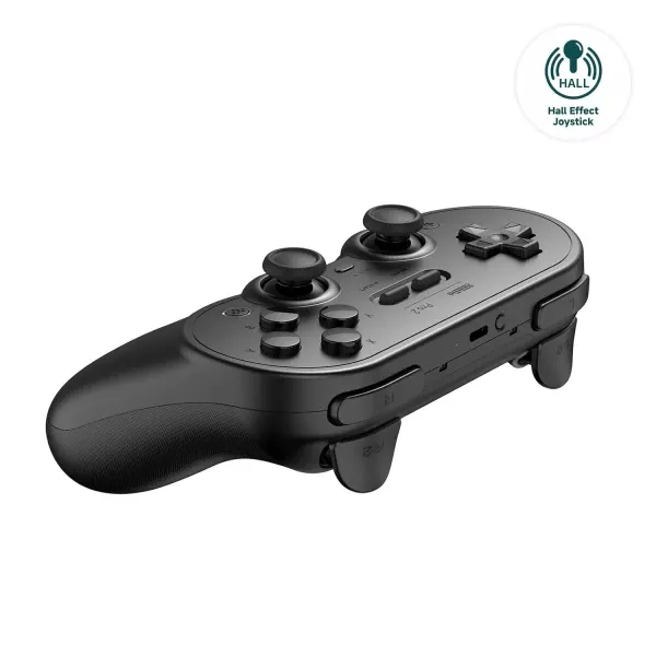 Bežični gamepad 8BitDo Pro 2 BT/2.4Ghz/Multi platform/Vibracija/Hall Effect/TMR/Black Slika 3