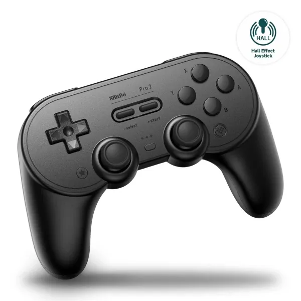 Bežični gamepad 8BitDo Pro 2 BT/2.4Ghz/Multi platform/Vibracija/Hall Effect/TMR/Black Slika 1