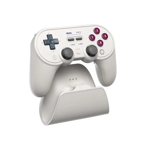Bežični gamepad 8BitDo Pro 3 BT/2.4Ghz/Multi platform/Vibracija/Hall Effect/TMR/G Classic + Dock Slika 4
