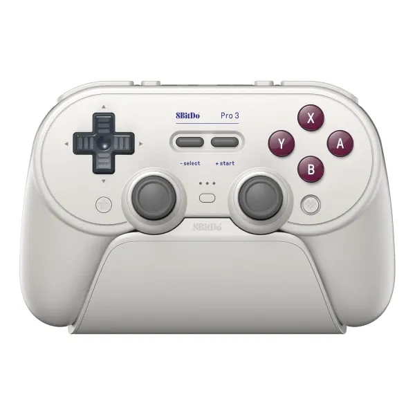 Bežični gamepad 8BitDo Pro 3 BT/2.4Ghz/Multi platform/Vibracija/Hall Effect/TMR/G Classic + Dock Slika 1