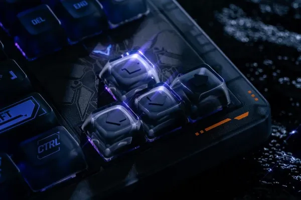 Bežična tastatura 8BitDo Retro 87/mehanička/RGB/MechaBREAK + Dual Super Buttons Slika 2