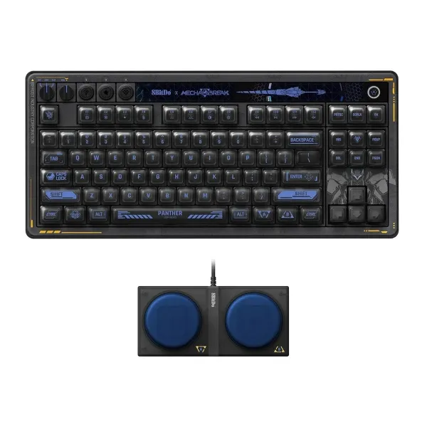 Bežična tastatura 8BitDo Retro 87/mehanička/RGB/MechaBREAK + Dual Super Buttons Slika 1