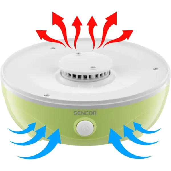 Dehidrator hrane Sencor SFD 757GG/250W/5 polica/belo zelena Slika 3