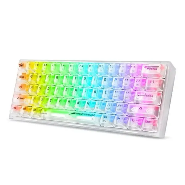 Gaming tastatura Redragon Fizz RGB Bela Slika 2