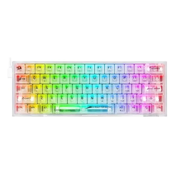 Gaming tastatura Redragon Fizz RGB Bela Slika 1